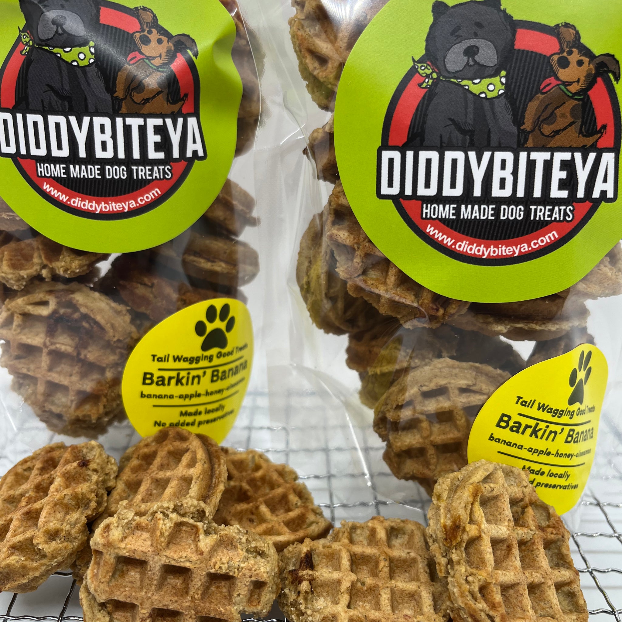 Barkin' Banana Bites Dog Treats