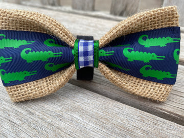 Preppy Gator Bow Tie