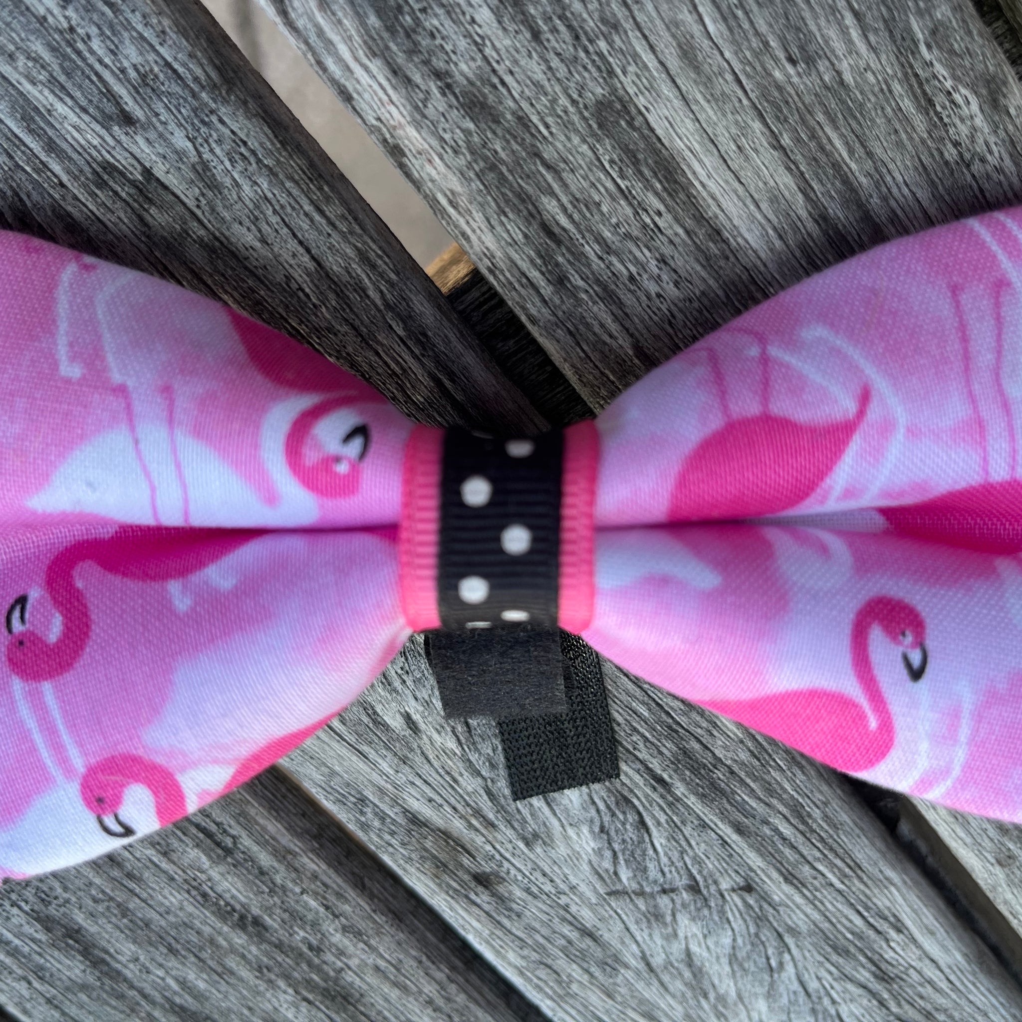 Pink Flamingo Bow Tie