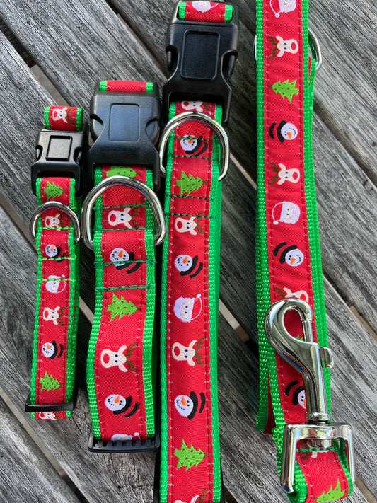 Rudolph Snowman Collar or Lead