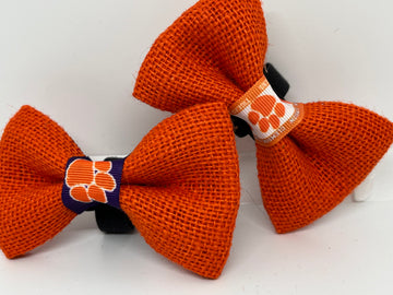 Clemson Mini Bow Tie